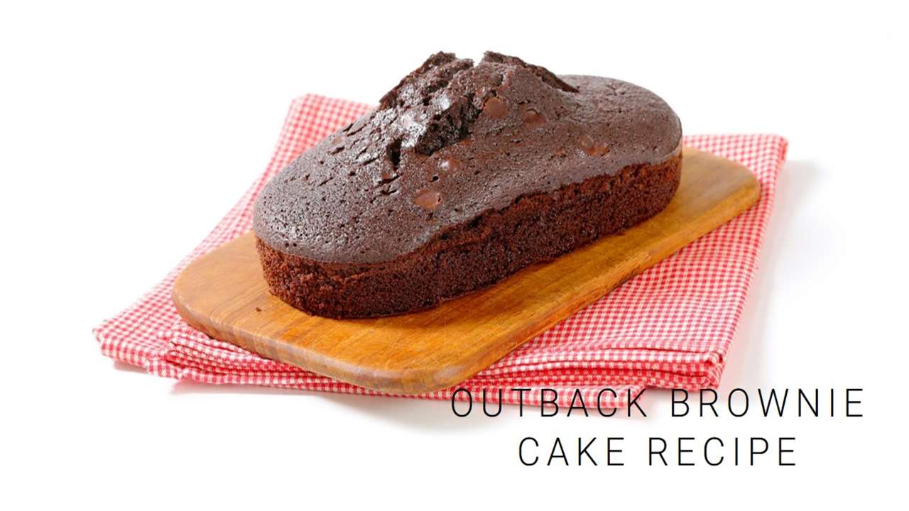 Outback Brownie Cake Recipe